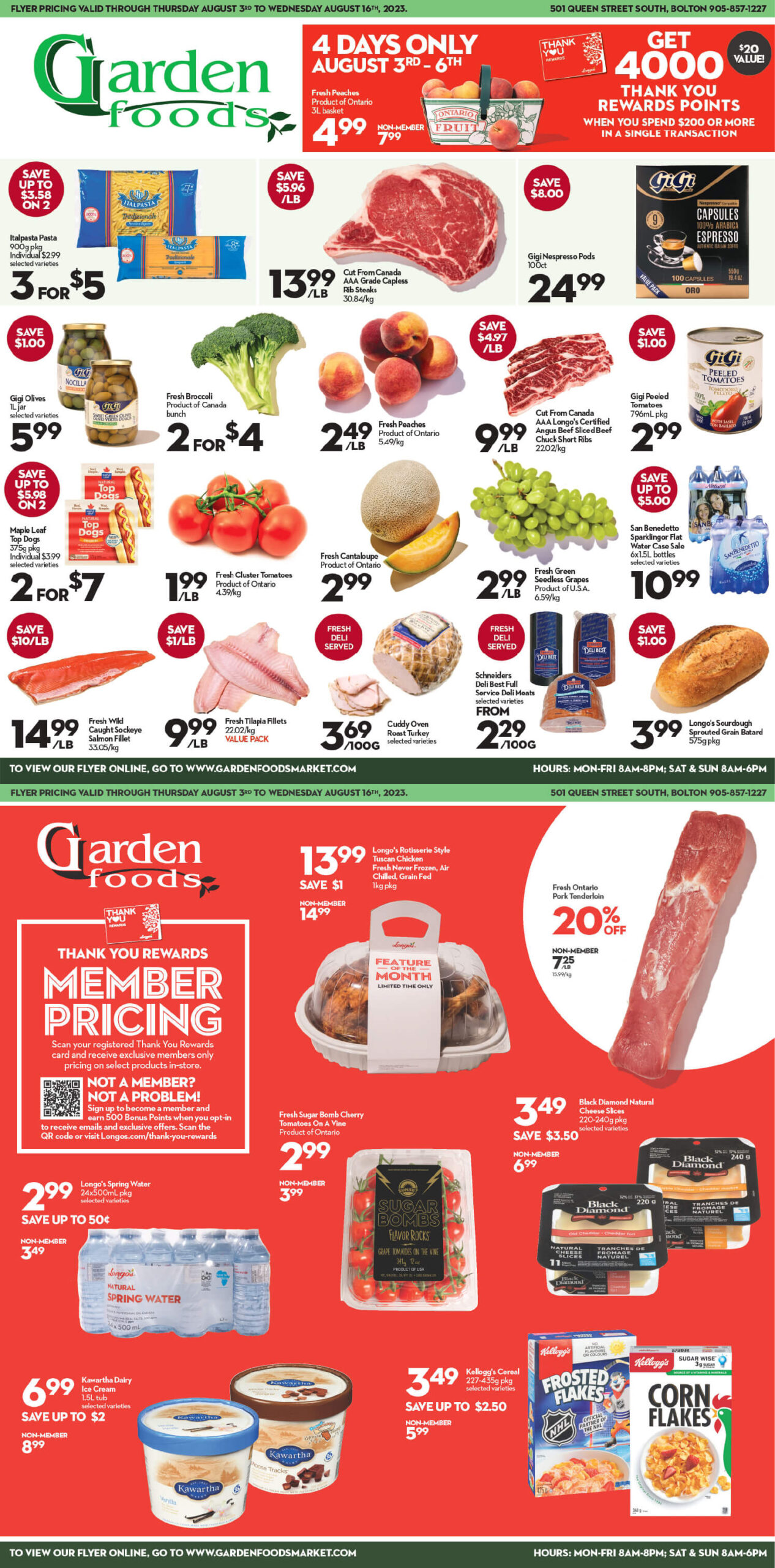 Fresh Fish and Meat, Everyday Butcher & Seafood Garden Foods